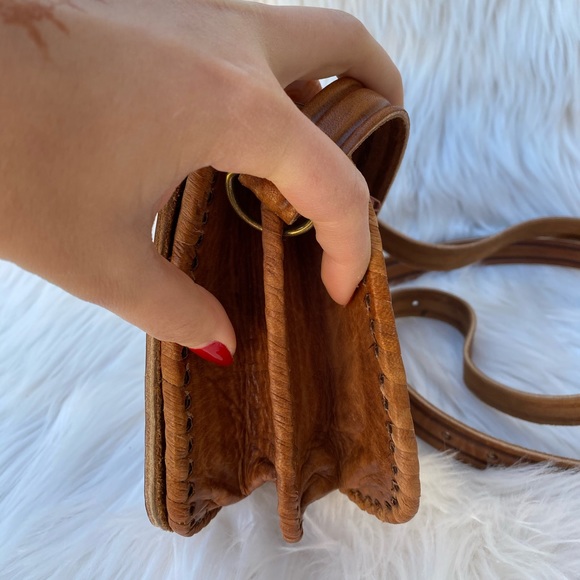 SOLD / Moroccan Leather Handmade Purse - Picture 5 of 7